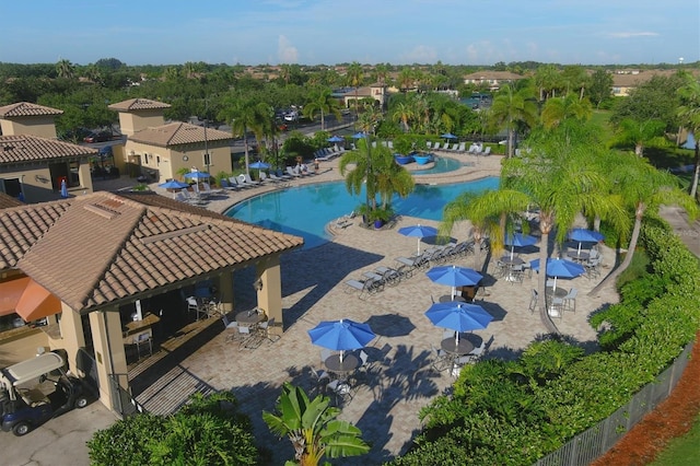 6512 Grand Estuary Trl Unit 101, Bradenton, FL 34212 - community pool featuring a gazebo and a patio