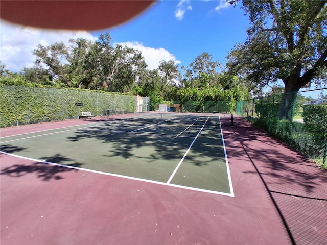2411 Quail Ct, Bradenton, FL 34209 - view of tennis court