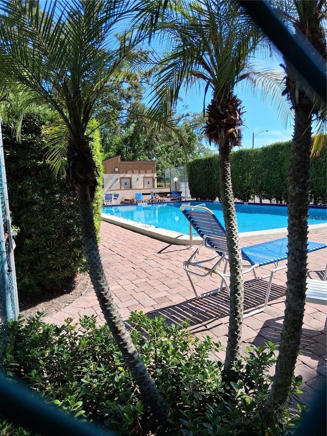 2411 Quail Ct, Bradenton, FL 34209 - community pool with a patio