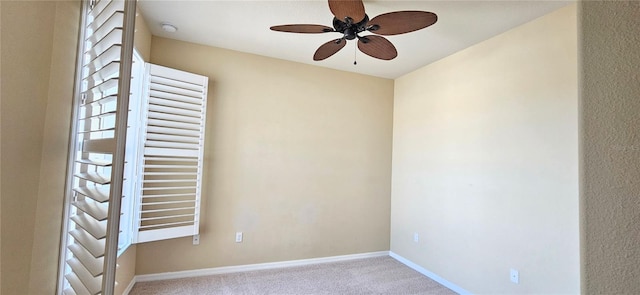 1251 Burgos Dr Unit 303, Sarasota, FL 34238 - carpeted spare room with ceiling fan and baseboards