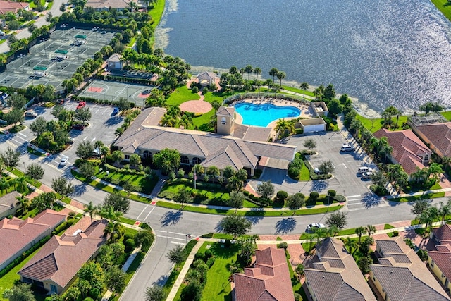 1251 Burgos Dr Unit 303, Sarasota, FL 34238 - aerial overview of property's location with nearby suburban area