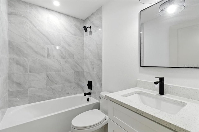 2692 Pretzel Ln, North Port, FL 34286 - bathroom featuring vanity and shower / tub combination