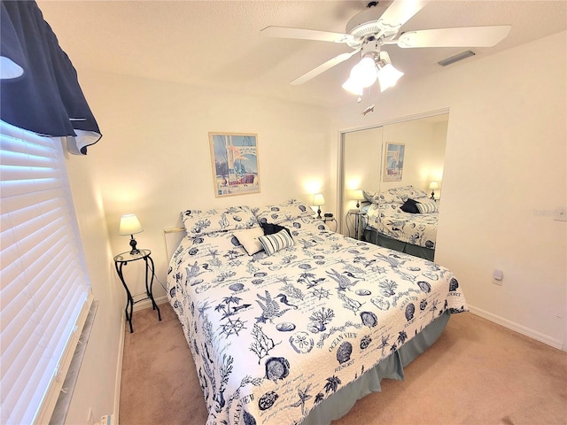 6507 Stone River Rd Unit 302, Bradenton, FL 34203 - bedroom featuring carpet and a ceiling fan