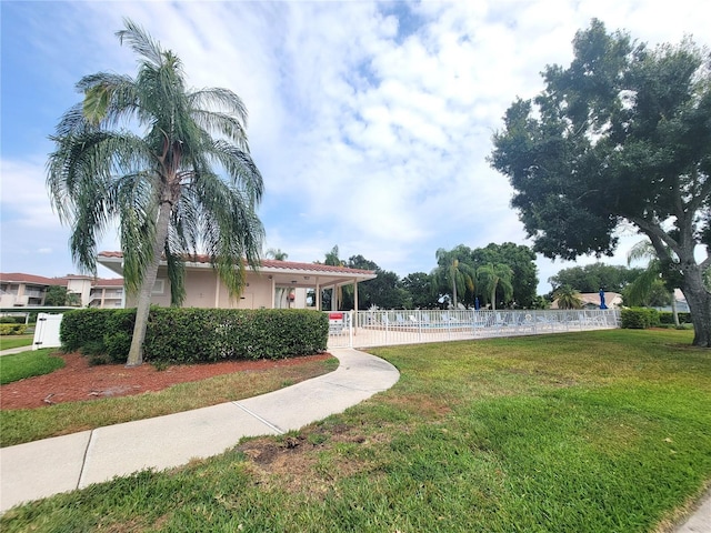 6507 Stone River Rd Unit 302, Bradenton, FL 34203 - view of yard