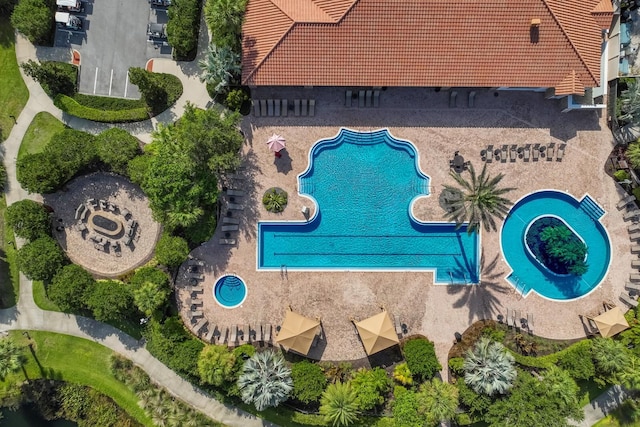 13714 Messina Loop Unit 202, Bradenton, FL 34211 - aerial view of a pool