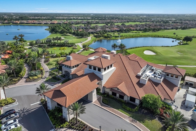 13714 Messina Loop Unit 202, Bradenton, FL 34211 - aerial perspective of suburban area with a local golf course and a nearby body of water