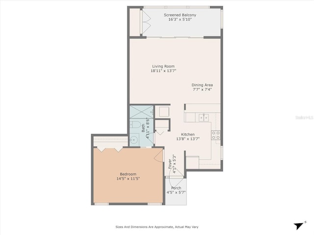 3003 Quail Holw Unit 10, Sarasota, FL 34235 - view of home floor plan