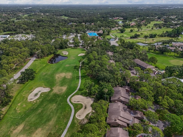 3003 Quail Holw Unit 10, Sarasota, FL 34235 - aerial overview of property's location with a large body of water, a local golf course, and nearby suburban area