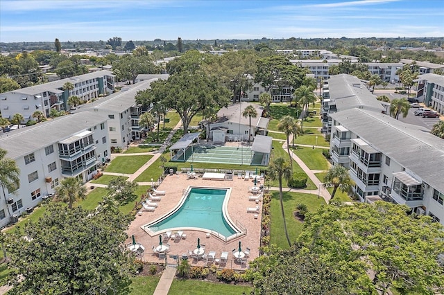 1850 Sunny Dr Unit F4, Bradenton, FL 34207 - aerial view of a pool