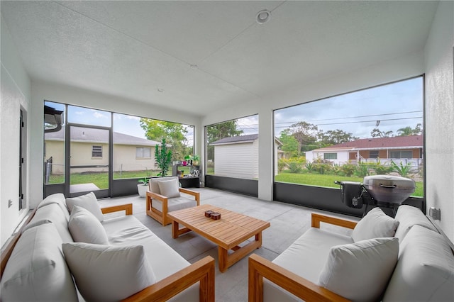 326 Randolph Rd, Venice, FL 34293 - sunroom with outdoor lounge area