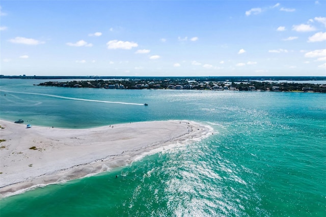 2110 Benjamin Franklin Dr Unit 301, Sarasota, FL 34236 - drone / aerial view of expansive beach