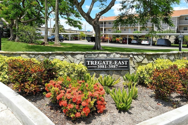 3985 Maceachen Blvd Unit 224, Sarasota, FL 34233 - community sign featuring covered parking