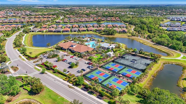 5469 Lampiasi St, Sarasota, FL 34238 - aerial view of property's location with a nearby body of water and nearby suburban area