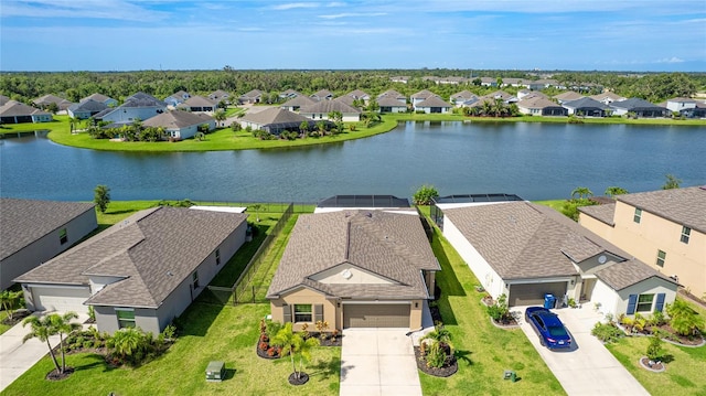 5327 Olano St, Palmetto, FL 34221 - aerial view of residential area with a nearby body of water