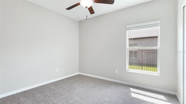 5327 Olano St, Palmetto, FL 34221 - spare room featuring carpet floors and a ceiling fan