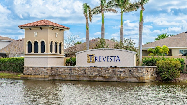 5327 Olano St, Palmetto, FL 34221 - community sign featuring a water view