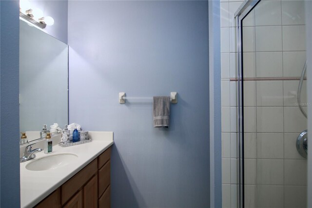 4026 Overture Cir Unit 487, Bradenton, FL 34209 - bathroom with a tile shower and vanity