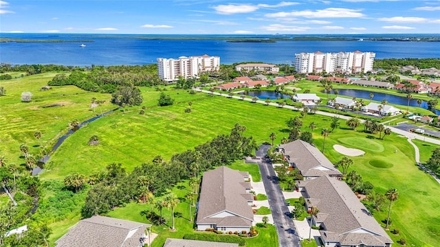 2417 Fairway Oaks Dr Unit 22, Palmetto, FL 34221 - aerial view of a golf club and a nearby body of water