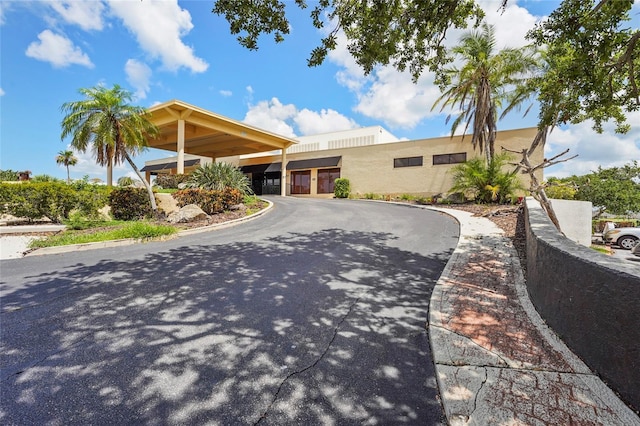 2417 Fairway Oaks Dr Unit 22, Palmetto, FL 34221 - view of front of home with stucco siding and asphalt driveway