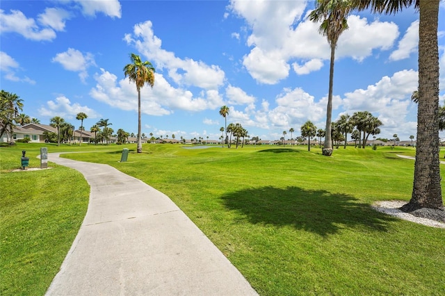 2417 Fairway Oaks Dr Unit 22, Palmetto, FL 34221 - view of property's community featuring view of golf course, a yard, and a residential view