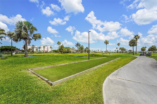 2417 Fairway Oaks Dr Unit 22, Palmetto, FL 34221 - surrounding community with a lawn