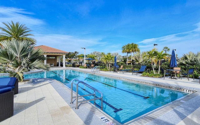 11625 Renaissance Blvd, Venice, FL 34293 - community pool with a patio area