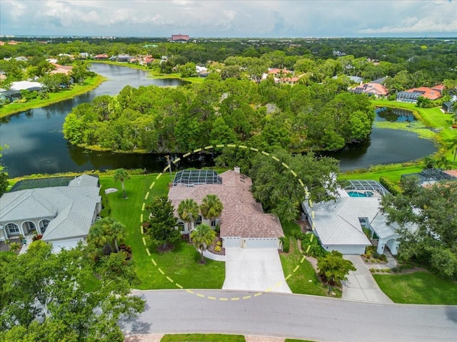 4724 White Tail Ln, Sarasota, FL 34238 - aerial view of a large body of water