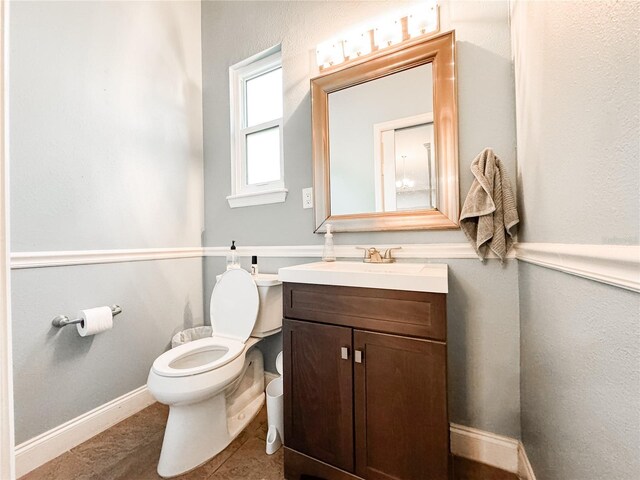 25640 State Road 70 E, Myakka City, FL 34251 - half bath featuring vanity and tile patterned flooring