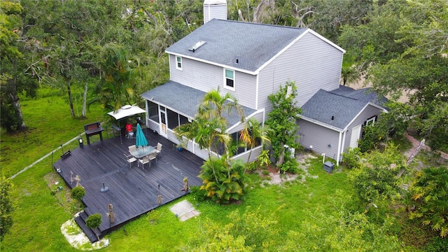 25640 State Road 70 E, Myakka City, FL 34251 - aerial view of property and surrounding area
