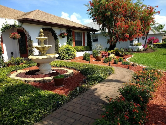 8703 53rd Ave W, Bradenton, FL 34210 - view of front of house with stucco siding and roof with shingles