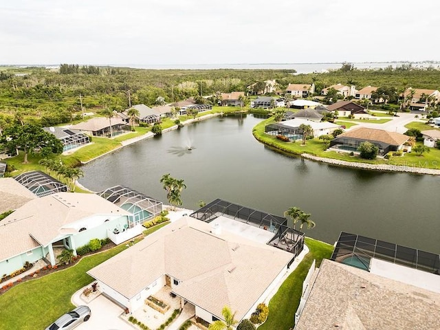 8703 53rd Ave W, Bradenton, FL 34210 - aerial perspective of suburban area with a large body of water