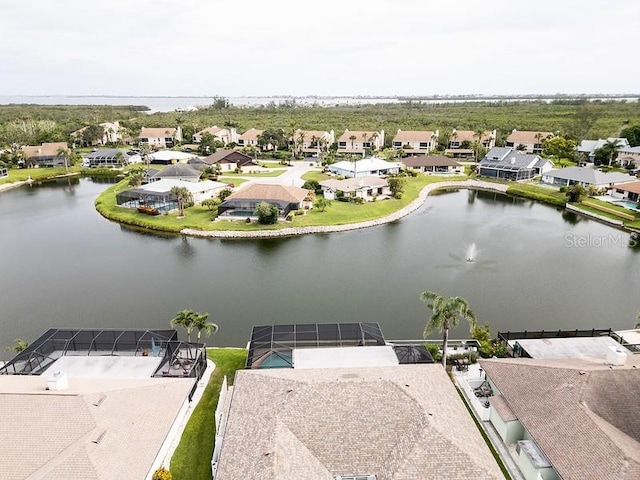 8703 53rd Ave W, Bradenton, FL 34210 - aerial view of residential area featuring a nearby body of water