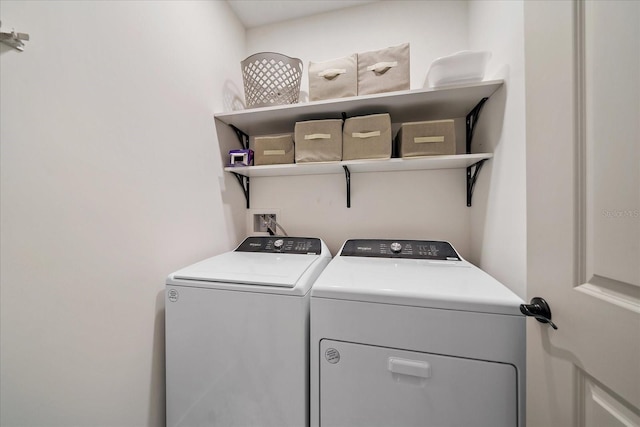 1876 Livingstone St, Sarasota, FL 34231 - laundry area featuring separate washer and dryer