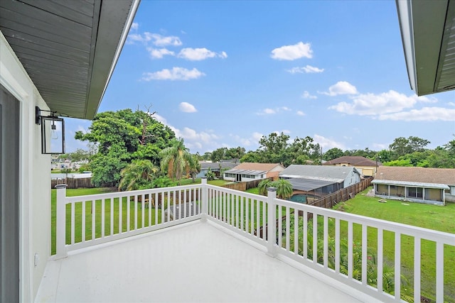 1876 Livingstone St, Sarasota, FL 34231 - balcony with a residential view