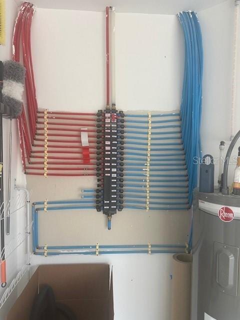 1876 Livingstone St, Sarasota, FL 34231 - utility room featuring water heater