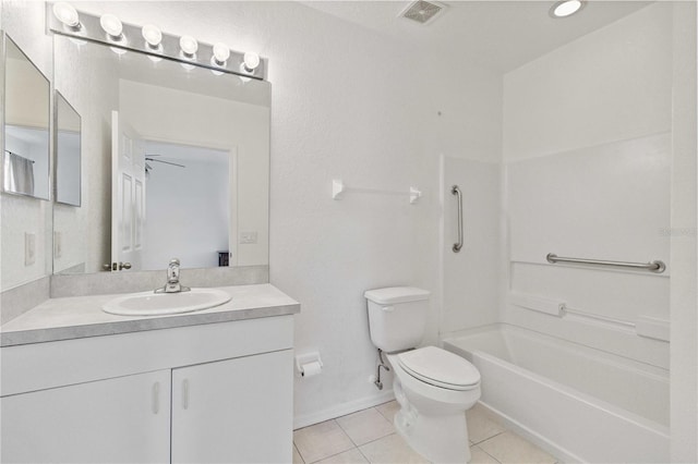 2303 28th Ave E, Palmetto, FL 34221 - full bathroom featuring tile patterned flooring, vanity, and shower / bathtub combination