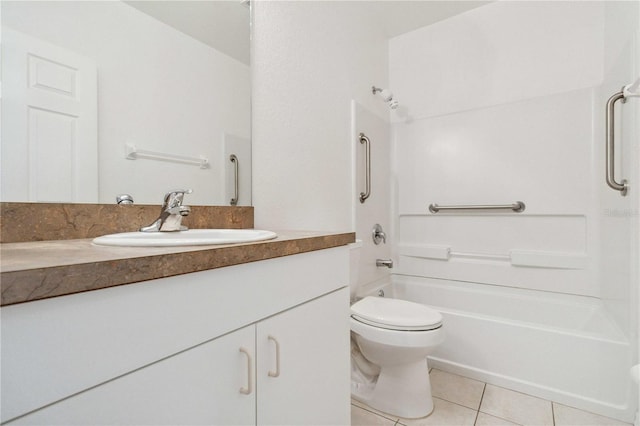 2303 28th Ave E, Palmetto, FL 34221 - bathroom featuring tile patterned flooring, vanity, and washtub / shower combination