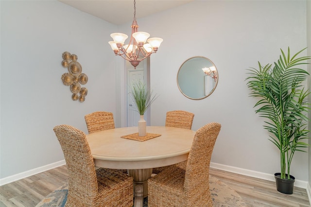 5405 98th Ave E, Parrish, FL 34219 - dining area with light wood finished floors and a chandelier