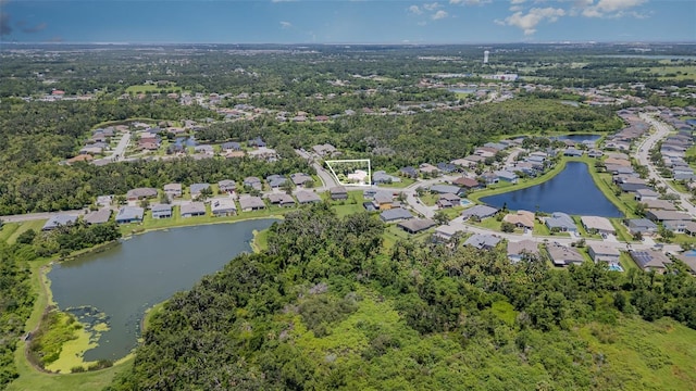 5405 98th Ave E, Parrish, FL 34219 - aerial view of property's location with nearby suburban area and a large body of water