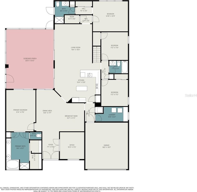5405 98th Ave E, Parrish, FL 34219 - view of home floor plan