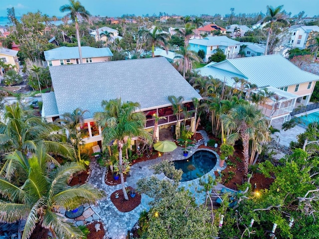 701 Marbury Ln, Longboat Key, FL 34228 - aerial view of residential area