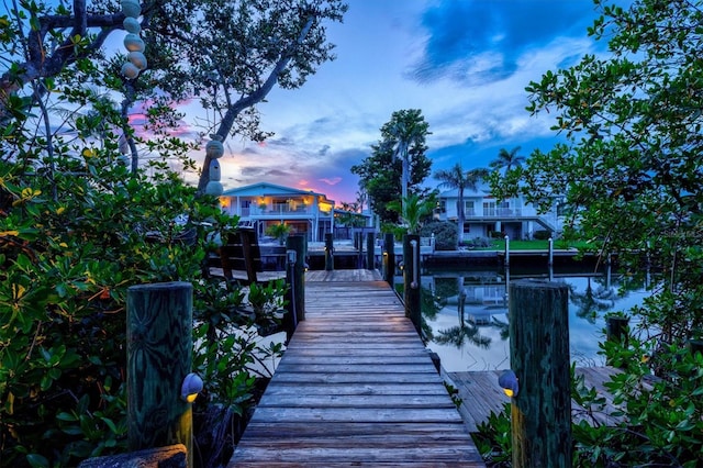 701 Marbury Ln, Longboat Key, FL 34228 - dock featuring a water view