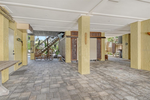 701 Marbury Ln, Longboat Key, FL 34228 - view of patio featuring stairs