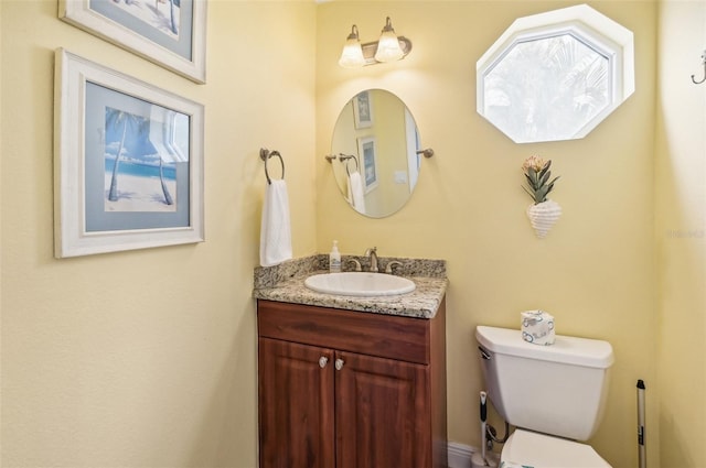 202 75th St, Holmes Beach, FL 34217 - half bath with vanity and toilet
