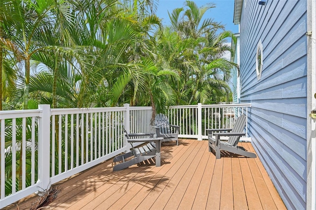 202 75th St, Holmes Beach, FL 34217 - view of wooden deck