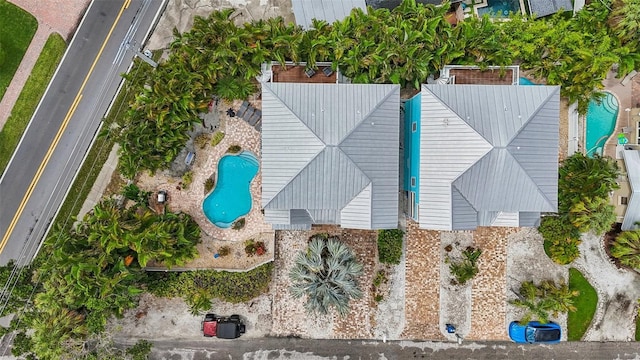 202 75th St, Holmes Beach, FL 34217 - aerial view of a pool area