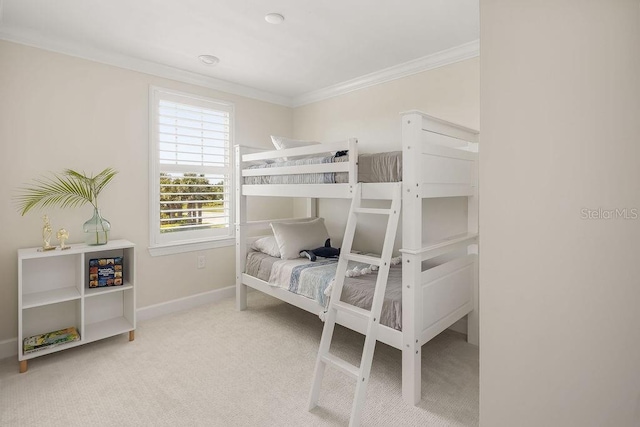 12017 Cranston Way, Bradenton, FL 34211 - bedroom featuring ornamental molding and carpet floors