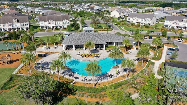 12017 Cranston Way, Bradenton, FL 34211 - aerial view of residential area with a pool area