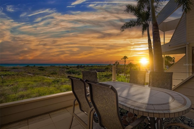 546A Beach Rd Unit A544, Sarasota, FL 34242 - balcony featuring a water view