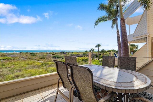 546A Beach Rd Unit A544, Sarasota, FL 34242 - balcony featuring a water view